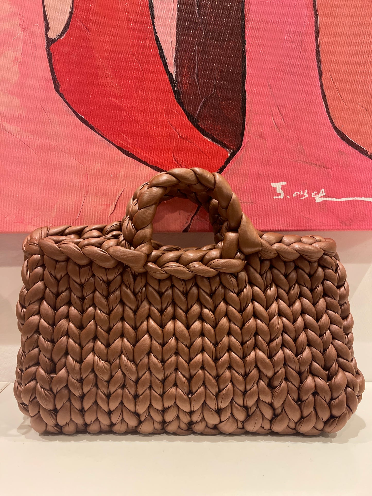 Nuvola bag ecopelle marrone