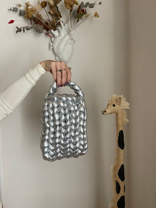 Nuvola bag metallizzata