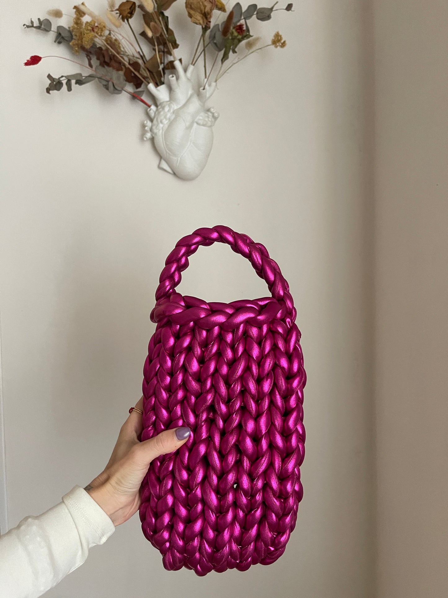 Nuvola bag metallizzata