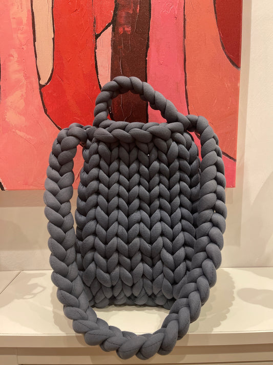 Nuvola bag grigia con tracolla