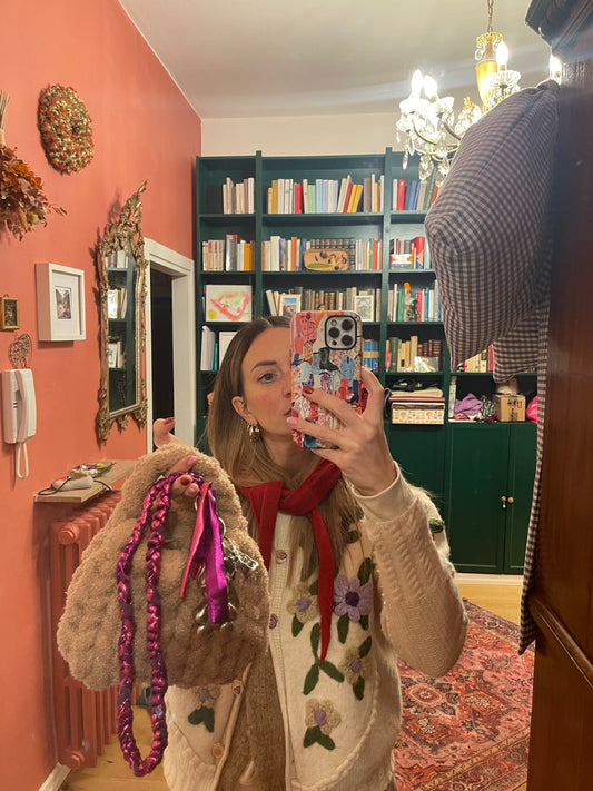 Nuvola bag teddy beige